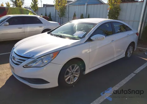 2014 Hyundai Sonata Gls из США, поврежденный, VIN 5NPEB4AC6EH870815